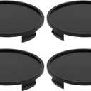 4 Pcs 76.3mm 3.00" OD - Universal Car Wheel Hub Center Caps - Car SUV Trucks Auto Hub Covers Scratch Resistant Rustproof - Durable Plastic Matte Black