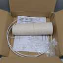 PATIKIL Lamp shades for Table Lamps 11.4" Top x 12.6" Bottom x 9.8" High Drum Lamp shades for Floor Lamps Medium Linen Lampshade Easy Assembly for Lamp Replacement, Beige