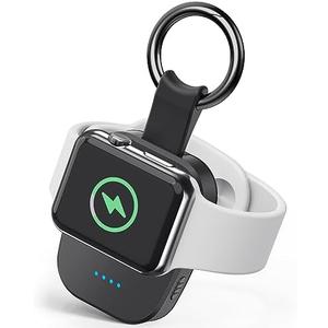Portable Wireless Charger for iWatch, Compact Magnetic 1200mAh Power Bank Keychain Style, Apple Watch Accessories Compatible for All Apple Watch Series
