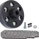 Go Kart Mini Bike Centrifugal Clutch Set - 5/8" Bore, 12 Tooth with #35 Chain & Hardware Kit - Fits Predator 212cc, 2-6.5 HP Engines, Baja, Honda, Lawnmowers & Fun Karts