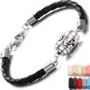 Aromatherapy Essential Oil Diffuser Bracelet 316L Stainless Steel Adjustable Pattern Aroma Bracelet with 10PCS Refill Sticks, Retro Hollow Design Relaxation Bracelet Gifts for Women XL097-1