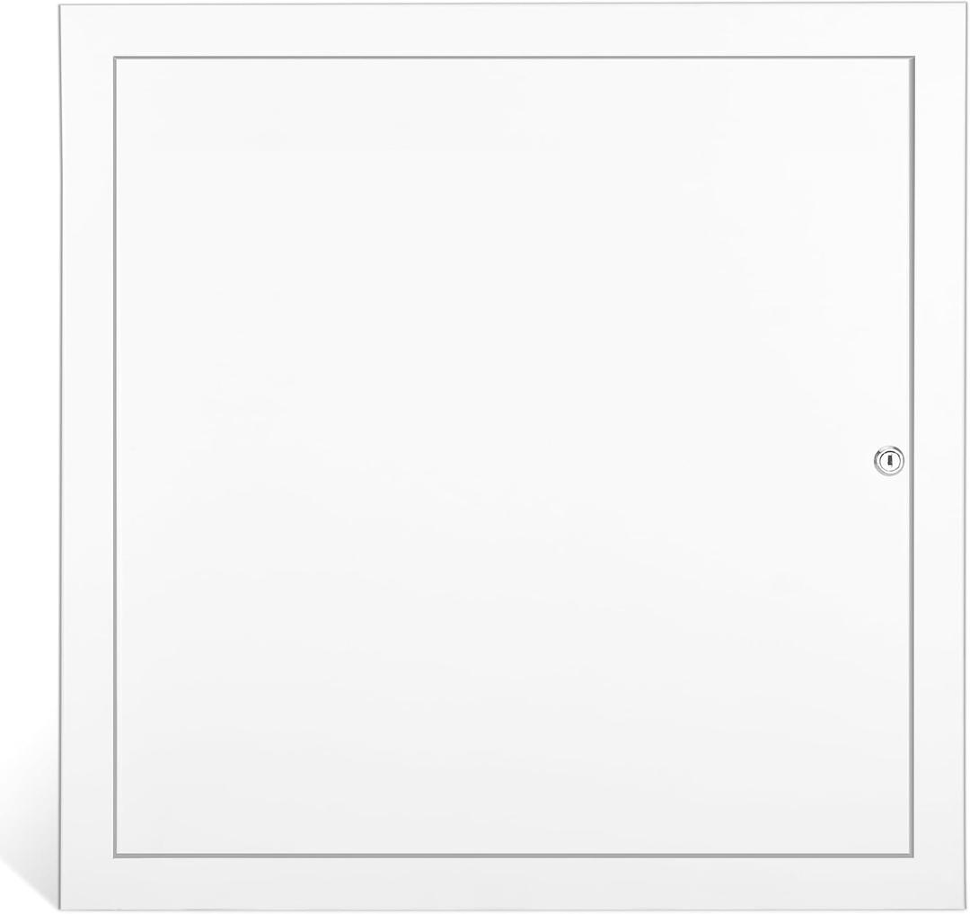 Thicken 1mm 14 x 14 Access Panel for Drywall,Attic Door, Ceiling Access Panel for Drywall,14 x 14 Metal Access Panels are Thickened to 1mm to Solve The Problem of Fragile Panels(Screwdriver Latch)