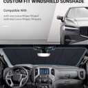 Pigenius Windshield Sun Shade for Lexus RX350/RX450h 2016-2022, RX350L/RX450hL 2018-2022. Reflective Aluminum Film Front Window Sunshade - BLAZBLOCK
