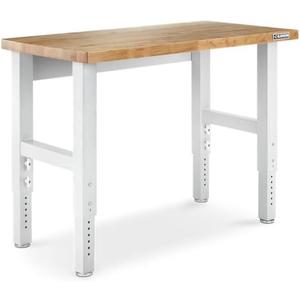 Gladiator 4' Adjustable Height Hardwood Workbench, GAWB04HW