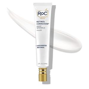 RoC Retinol Correxion Wrinkle Filler for Deep Wrinkles with Hyaluronic Acid & Retinol, Skin Care for Women and Men, 1 Fl Oz 