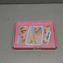 Tri-fold Vanity Mirror with Light,1X/5X/10X/20X/30X Makeup Magnifying Mirror with Lights,Rechargeable Travel Makeup Mirror with Foldable Stand,Dimmable in 3 Colors,Touch Control (White)