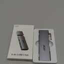 Acer 6 in 2 Detachable USB C Mac HDMI Adapter Multiport Hub Dongle for MacBook Pro/Air M3 M2 M1 13"-16" with 4K@60Hz, Compatible with Thunderbolt 3/4, 100W PD Charging, 2 USBA & 2 USBC 3.0 Data Ports