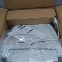 ALPHA BIDET JX2 Elongated Bidet Toilet Seat, White, Endless Warm Water, *NEW* Bowl Mist, LED Light, Quiet Operation, Wireless Remote, Stainless Steel Nozzle, Sittable Lid,
