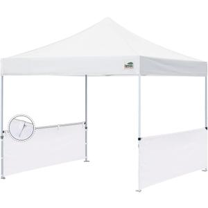 Eurmax USA Instant SunWall for 10x10 Pop up Canopy with Strap, Canopy Half Walls,for Outdoor Instant Canopies, 2 Packs Half Sidewall Only(White)