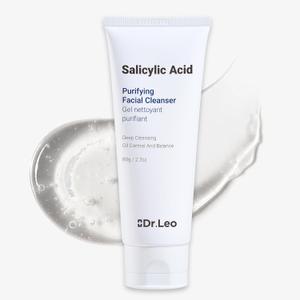 Salicylic Acid Foaming Cleanser, Face Wash for Oily, Combo & Acne-Prone Skin | 8 Amino Acids Gentle Non-Irritating, 3X Crystal Jelly Deep Clean, Oil Control, Prevents Breakouts, 2.7 oz