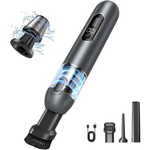 Cordless Handheld Car Vacuum, 16000PA 2-in-1 Blow & Suction, Brushless Motor, Type-C, Low Noise, for Home, Office