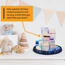 10 Inch Black Lazy Susan Non-Skid Rotating Turntable Home Storage Organizer Server Tray for Kitchen, Dining Room, Bathroom, Living Room, Office, Countertop, Spice Rack, Cabinet, Pantry & Display