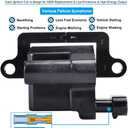 Set of 8 Ignition Coil Pack Compatible with Chevy Silverado, Avalanche, Suburban, GMC & Cadillac Vehicles, Scalade, Avalanche, Silverado, Express 3500, Tahoe, Sierra, Replace for UF271, 5C1083, D581