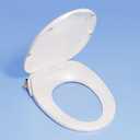 TUSHY Wave Non-Electric Bidet Toilet Seat: Sleek Elongated Design, Quick-Release for Easy Cleaning (DuoFlow Front & Rear Wash, Self-Cleaning Nozzle, Soft-Close Lid), 10-Min DIY Install, Bamboo Knob