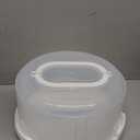 Foldable Cake Carrier, Holds up to 10in Round and 8.5in High Cake, with Lid and Handle