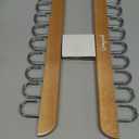 Bra Hanger for Closet, Tank Top Hangers 2 Pack w/20 Hooks Holds 40 Bras, Capacity Foldable Wood Space Saving Hanger, 360Rotating Closet Organizers and Storage for Dorm & Apartment