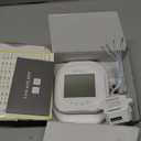 Smart WiFi Thermostat for Home, Programmable Thermostat with C-Wire Adapter, 3H/2C for Heat Pump & Conventional Systems, Tuya App Control, Compatible with Alexa & Google Assistant, White