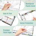 Gannyfer Desk Calendar 2026 - 18 Month Large Desk Calendar 2026-2027, Use January 2026 to June 2027, 22" x 17" Desktop Pad Calendar, Office Supplies Perfect for Planning and Organizing In Your Home, School or Office(6 Stickers Included)