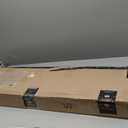 LazBlinds Cordless Cellular Shades, No Tools No Drill Blackout Honeycomb Shades Pleated Blinds for Windows, 35.5'' W x 48'' H, Silver White