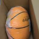 Silent Basketball Size 7 (29.5") - Grooved Airless Indoor Basketball for Quiet Dribbiling and Indoor Training, Pro PU Foam Ball - Real Feel Higher Bounce Quieter Premium