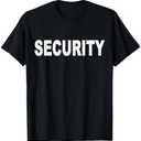 Security Event Safety Guard Professional Officer Uniform T-Shirt, 4XLT