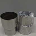 SSN Exhaust Pipe Reducer Component Adapter 2.5 Inch ID to 3.0 Inch ID Polished 304 Stainless Steel Universal ID 2.5" to ID 3.0" Exhaust Pipe Reducer Adapter 4 Inch Length-Pair