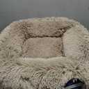 Thereisno Soft Handmade Pet Bed for Cat or Small Dog Detachable Round Bed for Fall Winter Indoor Sleeping Furniture Cat Bed (60cm/23.62inch)