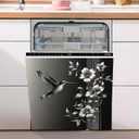 Dishwasher Magnet Sticker Cover Panel Decal Refrigerator Magnetic Sticker Decorative for Kitchen Decoration,Fridge Door Cover,Home Appliances Decor Stickers 23.03"x25.59", 23"x26"