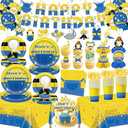 Birthday Party Decorations Banana Theme Tableware Set