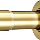 AmazerBath Spring Tension Shower Curtain Rod, 31-46.5 Inches Heavy Duty Shower Curtain Rod Rust Proof Bathroom Curtain Rod, Adjustable Shower Curtain Rod No Drill Easy Segmented Installation, Gold