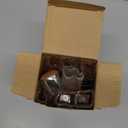 YOZON Chair Leg Floor Protectors Chair Sliders Floor Protector Rubber Chair Leg Protectors for Hardwood Floors Felt Furniture Pads Silicone Caps 32 Pack Clear Square M (Fit:0.8"-1.02")