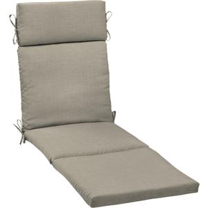 Arden earthFIBER Outdoor Chaise Cushion, 21 x 72, Rain-Proof, Fade Resistant, Cushion for Chaise Lounger Sandbar Taupe Texture