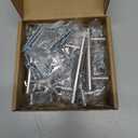 homdiy 10 Pack |Cabinet Handles Brushed Nickel Cabinet Pulls Cabinet Hardware 2-1/2in Hole Centers Drawer Pulls Kitchen Cupboard Euro T Bar Dresser Pulls 201SN