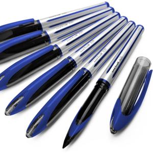 Uni-Ball AIR - 0.7mm Medium Rollerball - 6 Pack - Blue - UBA-188-L