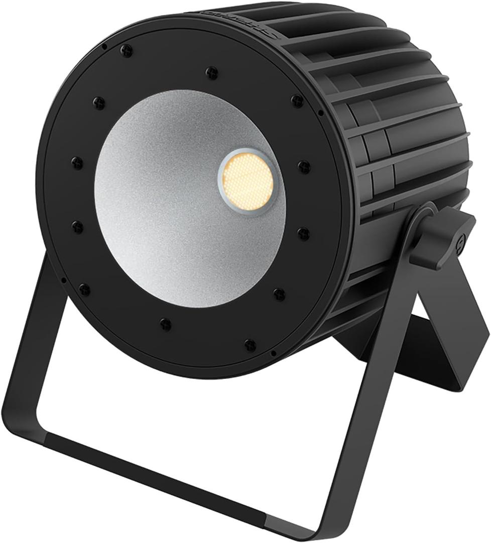 SHEHDS LED COB 200W Par Lights Cool White and Warm White 2in1 Stage Wash Lights 69 Degree Beam Angle DMX&Sound Actived Control Aluminum Alloy Shell Uplights for Disco DJ Church Wedding Concert Show