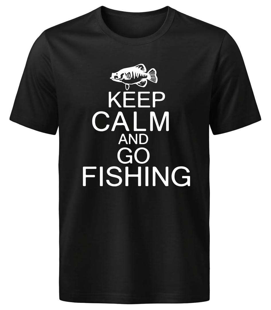 Men's Graphic T-Shirts Short Sleeve Crewneck Tees Fishing T-Shirt Funny Bass Fish Dad T-Shirt (1004) (M)