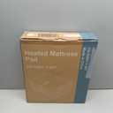 Heated Mattress Pad Twin XL Size Electric Mattress Bed Warmer 9 Heat Settings, 1-12 Hours Auto Off, Memory Function Deep Pocket, Fast Heating, Machine Washable Twin Plus 39 x 80 (White)