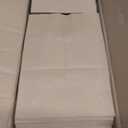 100 Pack 5.8x3.2x8.25 Inch Brown Kraft Paper Gift Bags with Handles - Bulk Small Plain Natural Bags for Birthday Party Favors, Grocery, Retail Shopping, Wedding, Craft, Goody, Takeouts, and Business