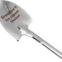 4 x Gifts for Grandma mom Women Ice Cream Spoon Scoop for Ice Cream Lovers, MOM Mother Gifts for mom Women Funny Engraved Stainless Steel Spoon Shovel.