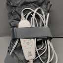 BOB AND BRAD Far Infrared Weighted Heating Pad for Back Pain Relief, Electric Heat Pad for Cramps, Knee, Neck & Shoulder, Moist Heat Therapy & Hands-Free Strap, FSA-HSA Eligible, Gift for Women Men (Gray)