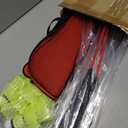 12 Pack Badminton Rackets Set Including Badminton Racquets, Nylon Shuttlecocks and Carry Bag for Outdoor Backyard Games Beginners, 67 cm length, standard head size
