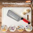 Stainless Steel Shredder Knife, Multifunctional Vegetable Cutter Cabbage Shredder for Coleslaw, Dual Blade Julienne Cutter Lettuce Shredders Kitchen Gadgets