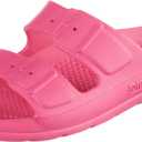 totes Unisex-Child Everywear Lightweight Waterproof Contoured Molded Double Buckle Slide Sandals Size 13/1