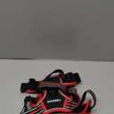 Rabbitgoo Dog Harness No Pull with 2 Leash Clips, Adjustable Soft Padded, Reflective Oxford No Choke Pet Vest with Easy Control Handle for Medium Sized Dogs, Black & Red, M