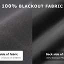 LazBlinds 100% Blackout Roller Shades, No Tools No Drill Cordless Blinds for Windows, Thermal Insulated UV Protection Privacy Window Shades for Bedroom (48''W x 72''H, Black)
