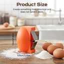2 x 2026 New Egg Shell Opener, 2Pcs Stainless Steel Egg Cracker Tool, Multifunctional Egg Shell Opener for Raw & Hard-Boiled Eggs, Handheld Kitchen Gadget for Easy Peeling & Separating