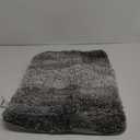 Arotive Bathroom Rugs Sets 2 Piece, Soft Absorbent Microfiber Bath Mats and U-Shaped Contour Toilet Rug, Non-Slip Machine Washable Dry Bath Mats for Bathroom, 24x16 and 24x20, Black