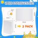 Motipuns 2 Pcs Folding Magnetic Dry Erase Activity Boards Foldable Magnetic Board Dry Erase Learning Project Scrum Folding Whiteboard for Students School Classroom