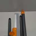 Rubber Floor Squeegee for Concrete Floor, Tile Floor, Metal Aluminium Heavy Duty Garage Shower Floor Squeegee Broom for Removing Water, Commercial Scrubber Mop with Extendable Long Handle (Gray)