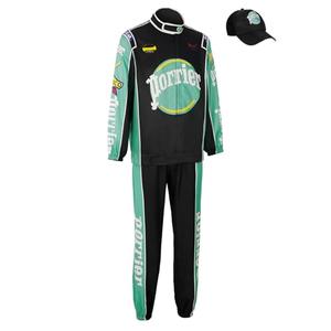 Qosivfey Jean Girard Costume Talladega Nights Race car clothing(Z2919ST,S) S